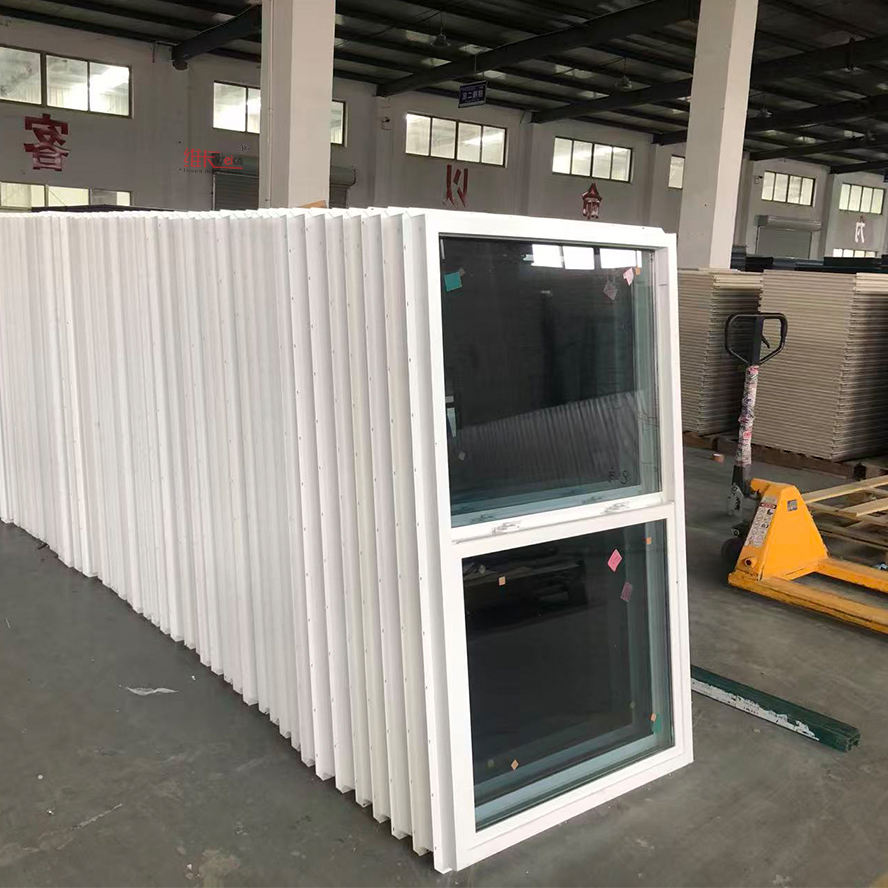 Vinyl single hung window